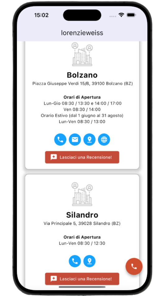 #2. Lorenzi & Weiss (iOS) 来自: GSV Digital Solution Srl