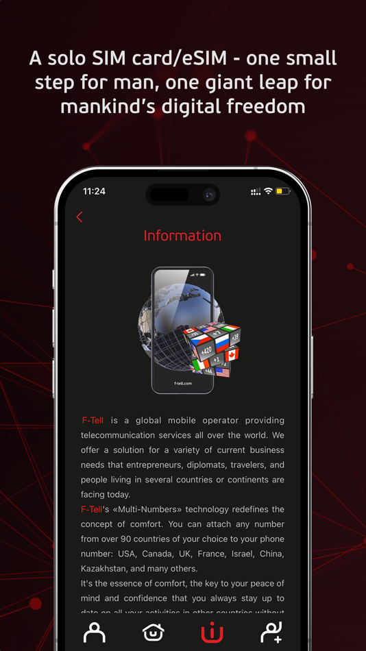 #1. F-Tell (iOS) Göre: Globex Telecom Group Limited