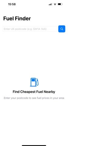 UKFuelFinder iPad screenshot