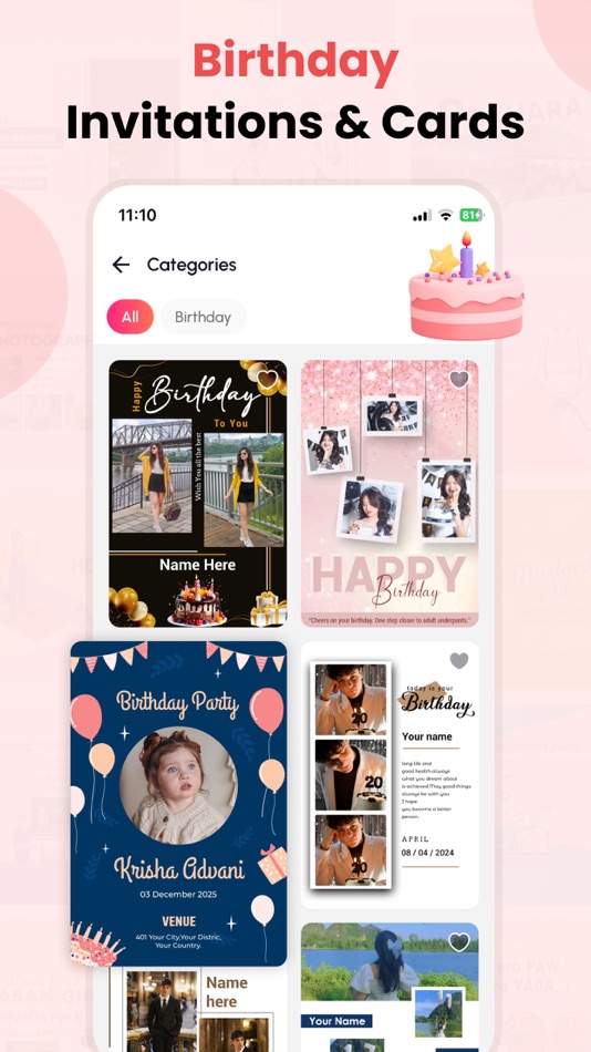 #7. Invitation Maker & Card Maker (iOS) 게시자: Ajaykumar Baldha