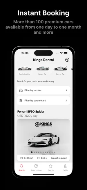 Kings Rental screenshot 2