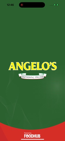 Angelos Pizza Mansfield. iPhone screenshot