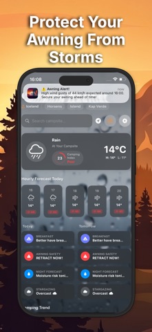 Camping Weather:Forecast, Wind Screenshot 1 of 7