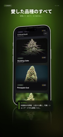Canopy Cannabis Companion のスクリーンショット