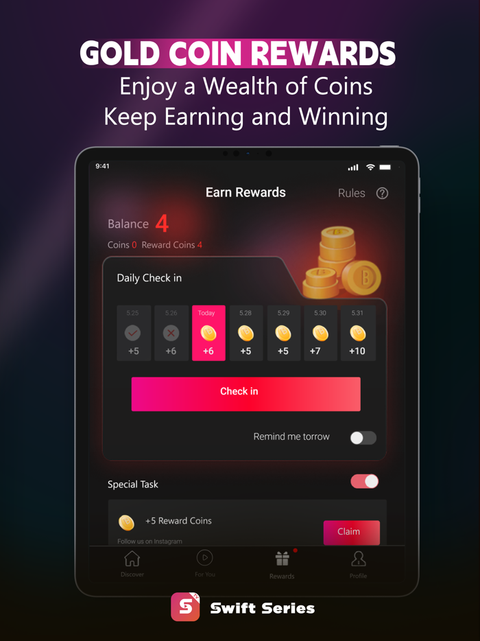 Swift Series - Reels  Shows