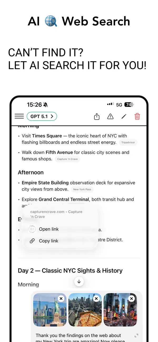 Screenshot #3 pour AI Chatbot - Ask AI Anything‎