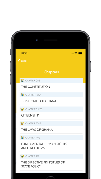 Ghanaian Constitution Screenshot
