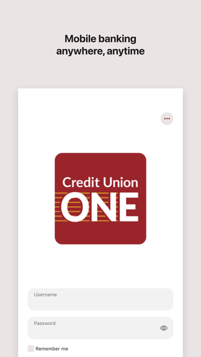 Screenshot 1 of Credit Union ONE (Michigan) App