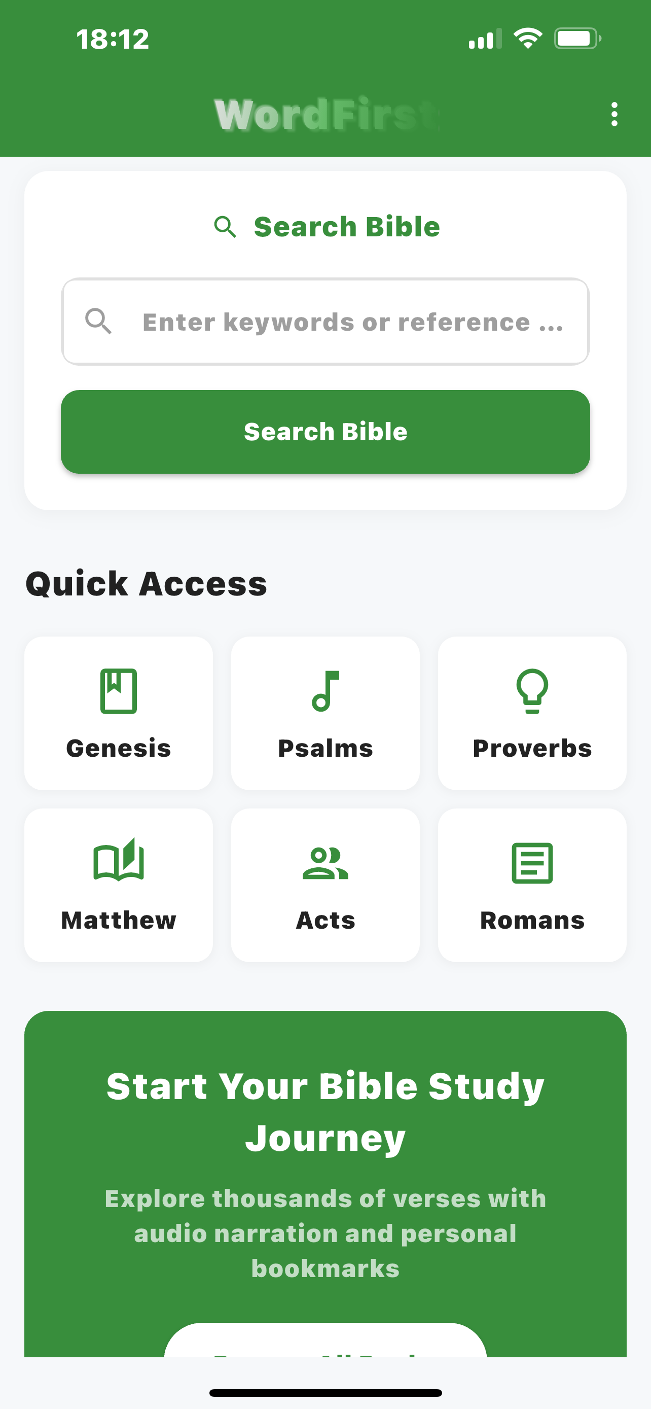 WordFirst Bible App