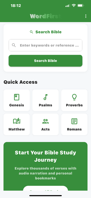 WordFirst Bible App Screenshot 4 of 8