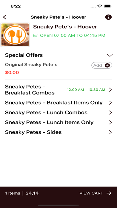 Sneaky Pete's Hotdogs Screenshot