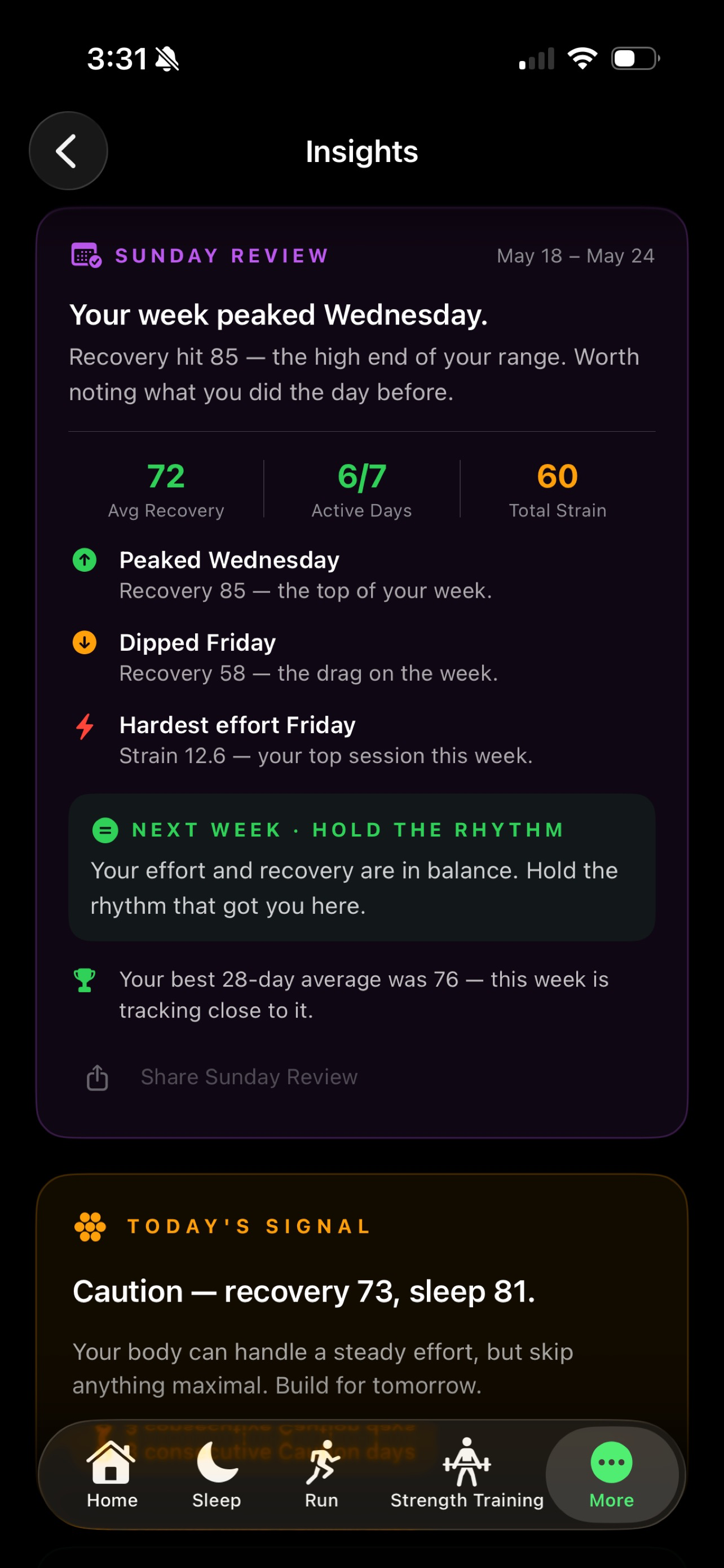 Vero: Recovery & Readiness screenshot 6