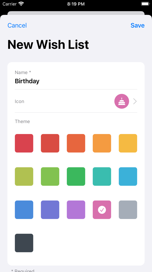 #2. My Wish List Pro (iOS) By: Evelyn Klassen