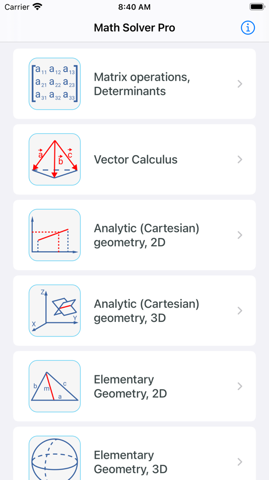 #1. Math Solver Pro (iOS) 来自: ALG Software Lab