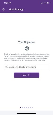 PursuitPal Goal Copilot screenshot