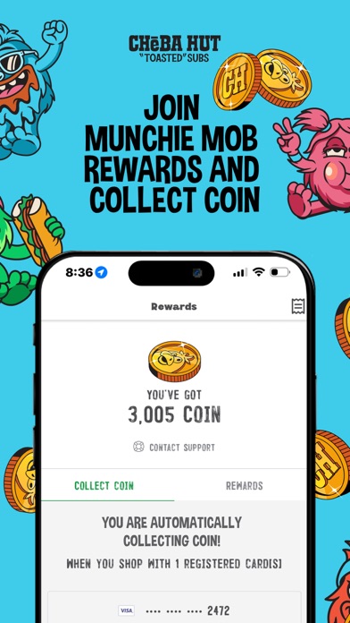 CHeBA Hut "Toasted" Subs iPhone screenshot 3 - Food & Drink app