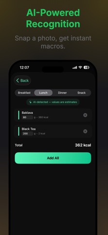 FuelBite - AI Calorie Counter Screenshot 4 of 6