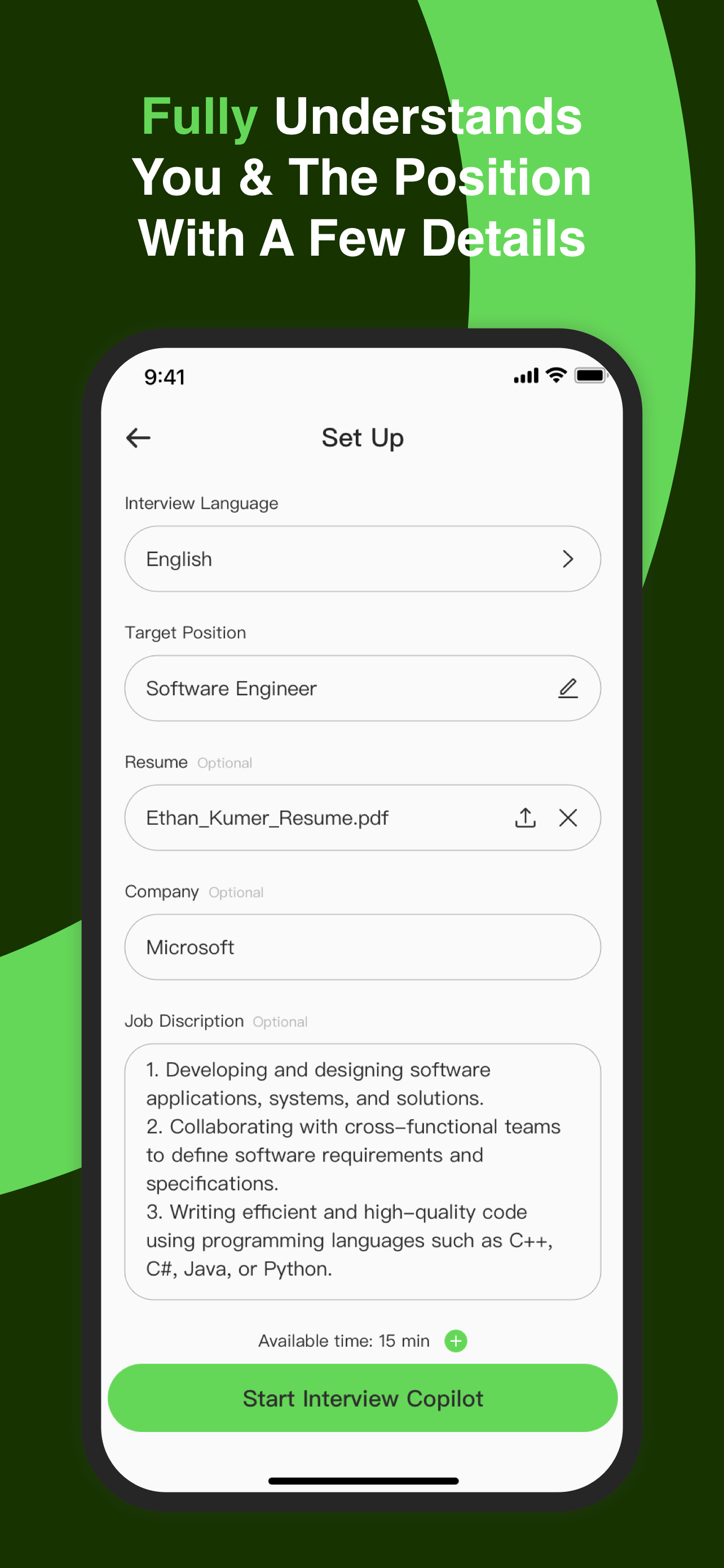 JobJump: Job Interview Copilot screenshot 3