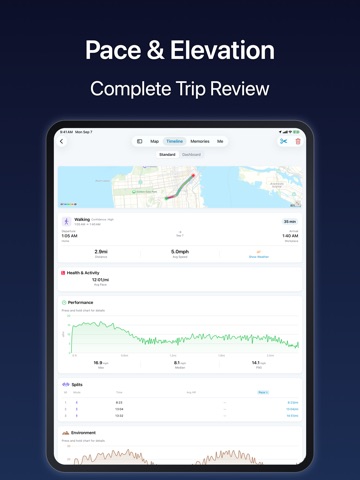 Loci: Auto Route Tracker & Map iPad screenshot
