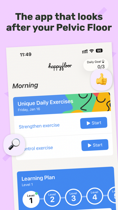 Screenshot #1 pour Happy Floor: Pelvic Exercises