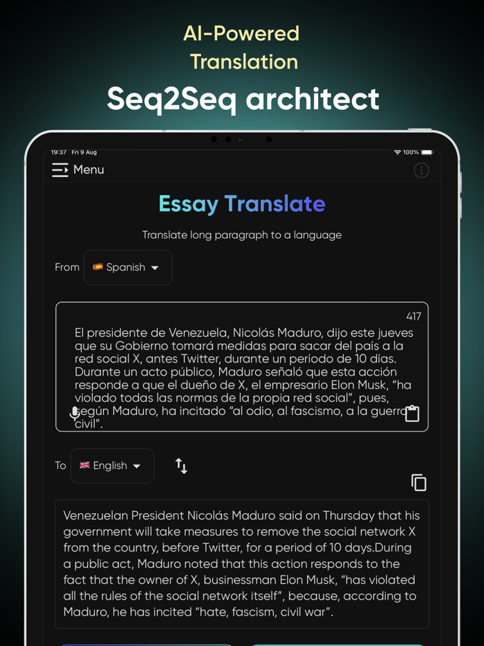 AI helper Rewriter assistant