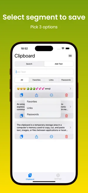 Clipboard: Copy & Paste screenshot 2
