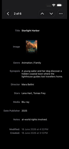 iDatabase screenshot