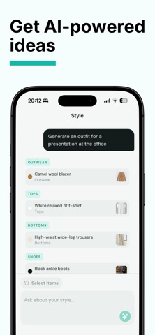 AICloset: Outfits Assistant iPhone screenshot