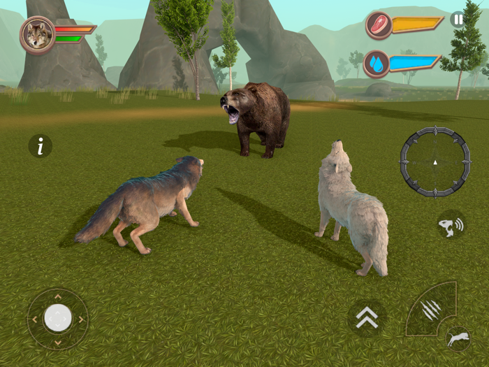 Wild Wolf Family Simultator