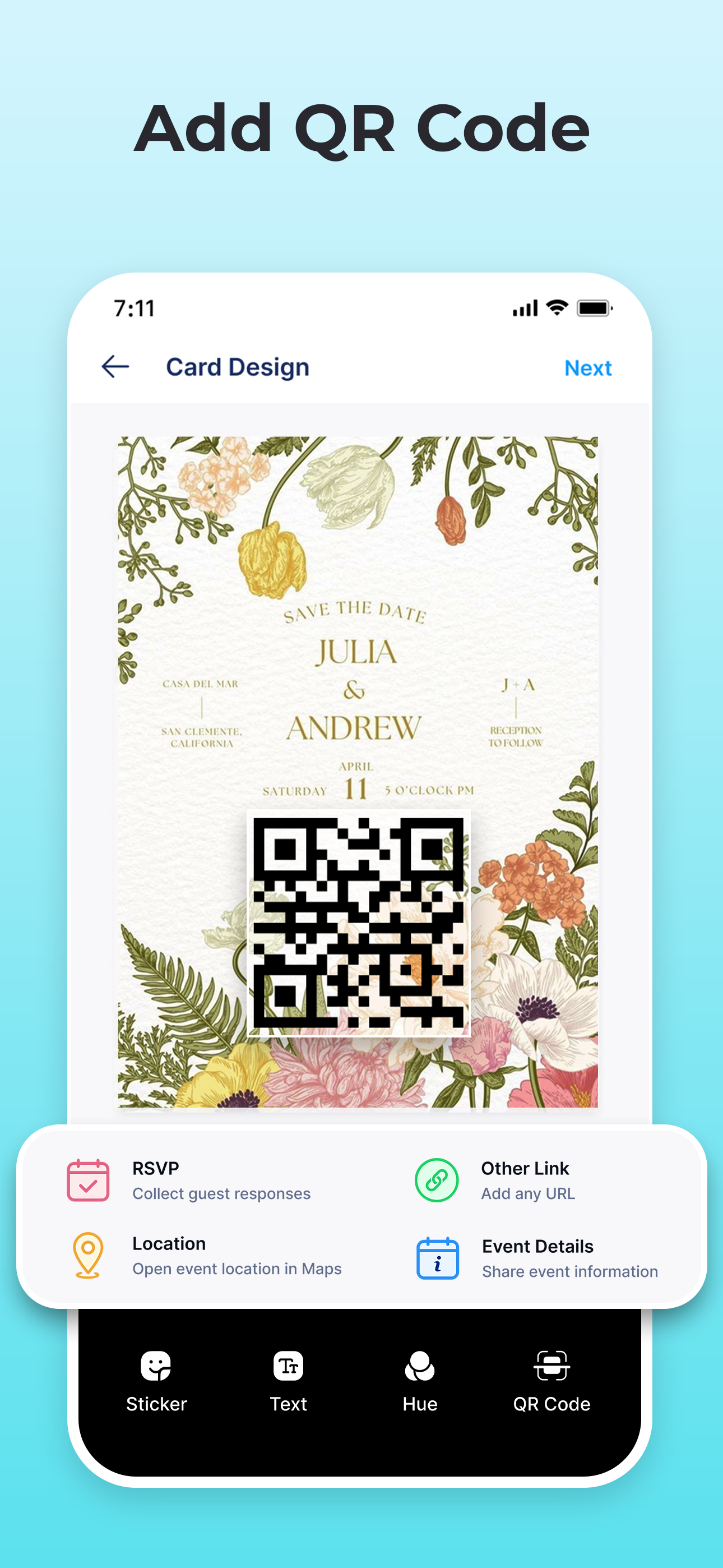Invitation Maker - Invites4U screenshot 6