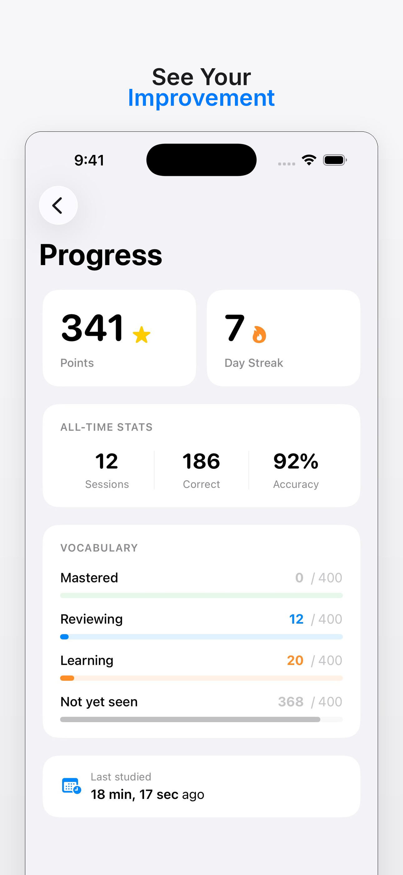 VocabAI: IELTS & TOEFL Words