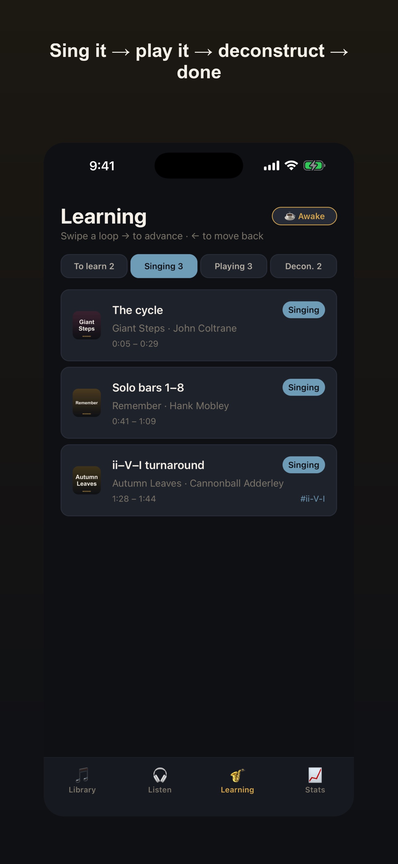 Screenshot 5 of Woodshed: Jazz Practice Loops