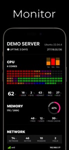 SSH Server Monitor screenshot #1 for iPhone