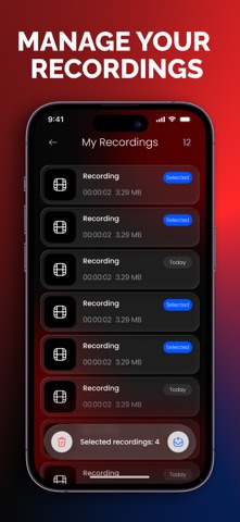 Video Screen Record: REC Cast screenshot