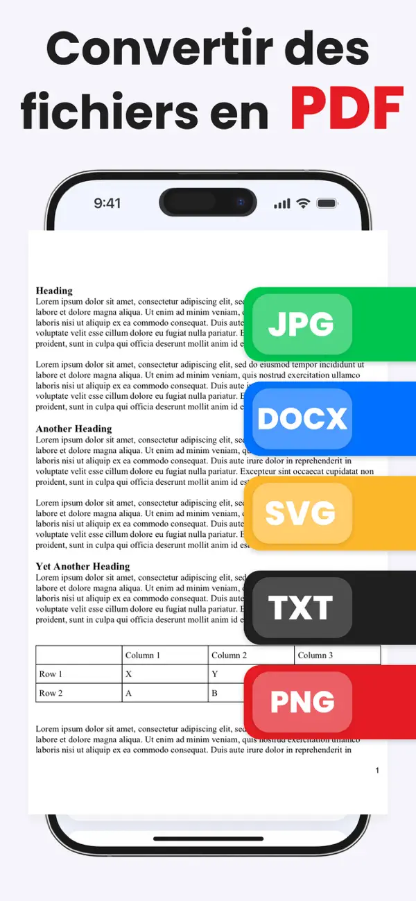Screenshot #2 pour PDF Editor & Convertisseur App
