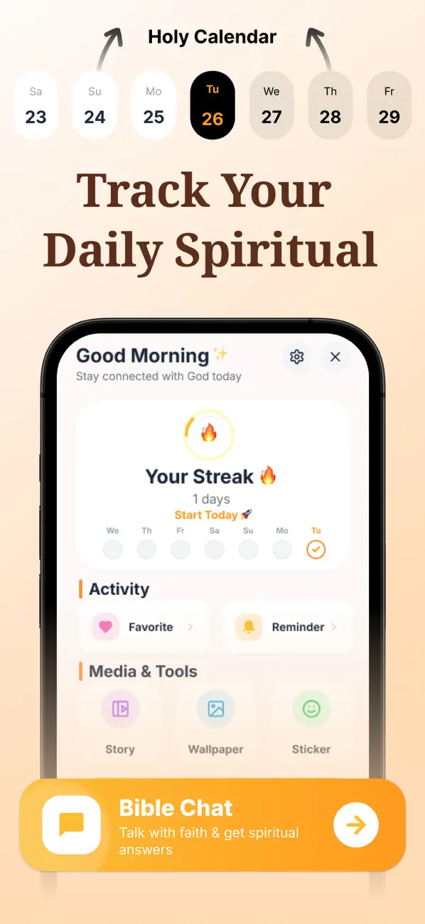 Screenshot #2 pour Bible Daily: Verses & Prayers