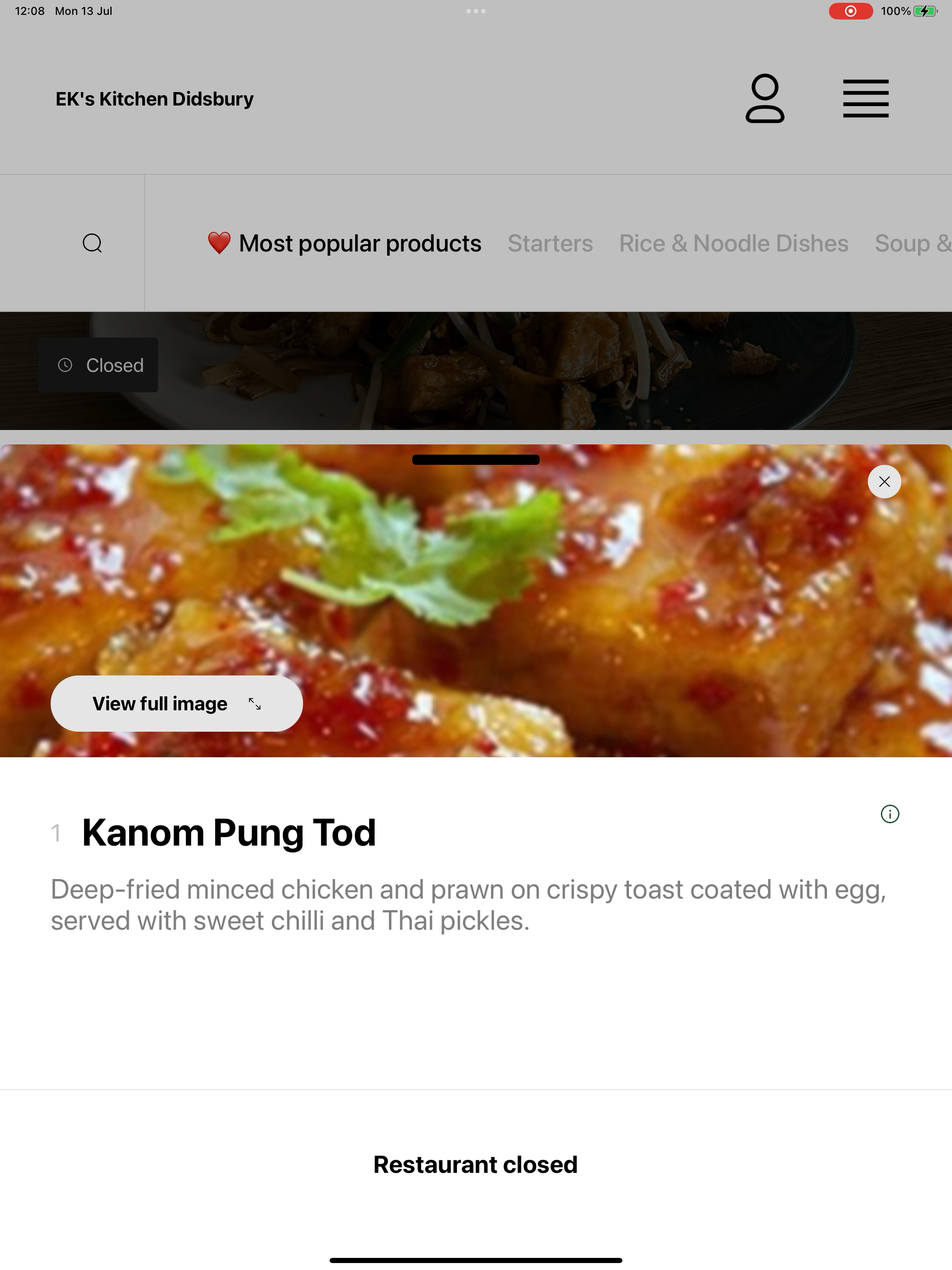 EK's Kitchen Didsbury screenshot 16