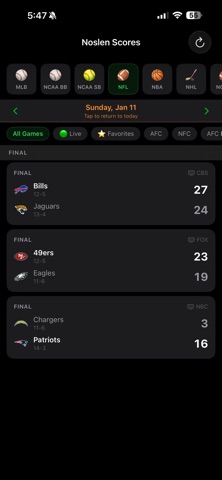 NoslenScores screenshot 4