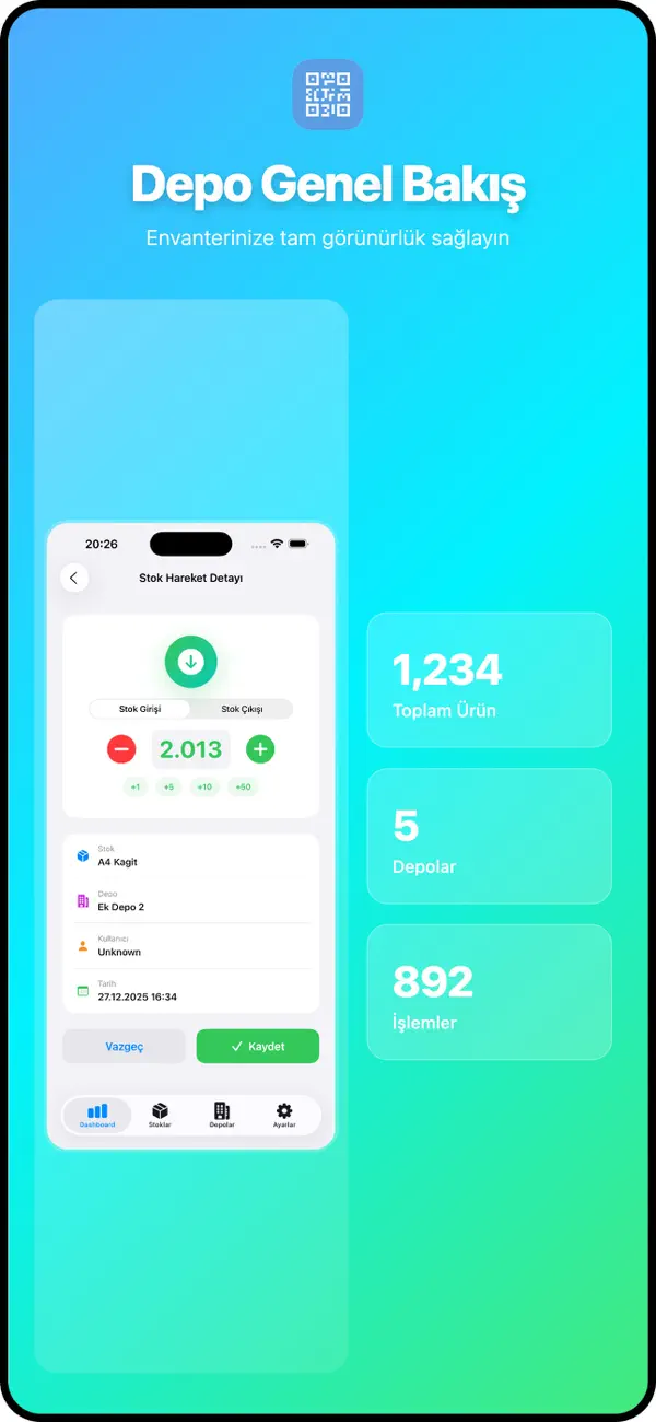 Screenshot #3 pour eltrm – Stok ve Envanter