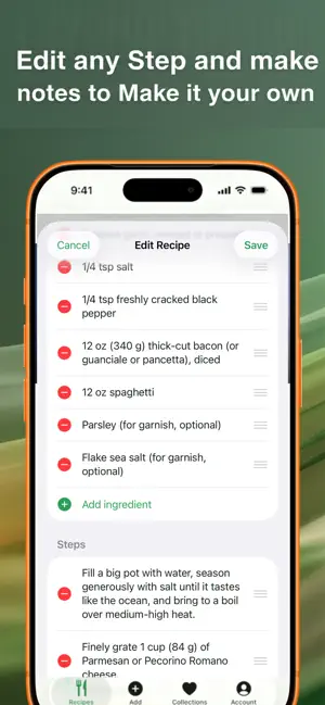 Videotokitchen: Recipe Saver screenshot 4