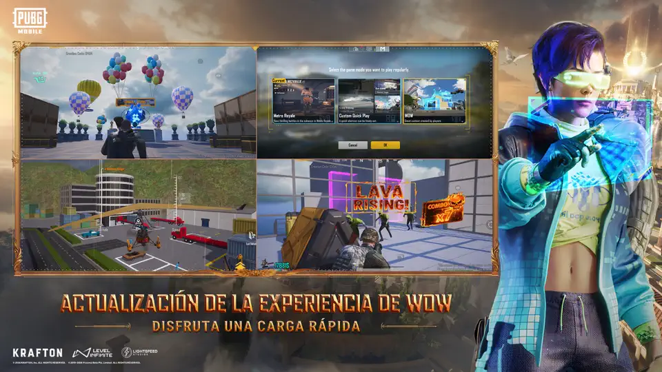 Captura de pantalla de PUBG MOBILE en iPhone 5