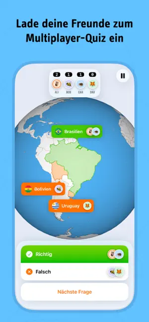 geotrainer: Geografie-Quiz iPhone screenshot 5
