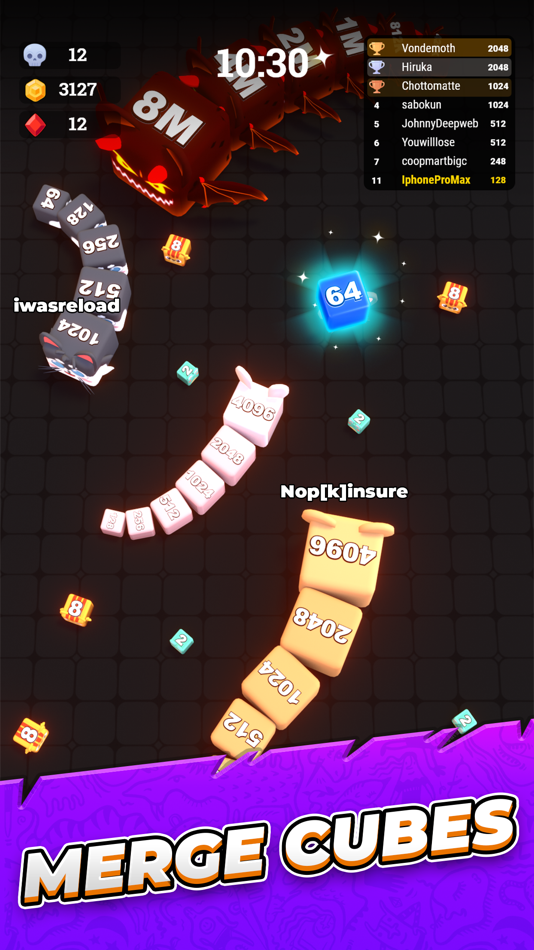 #1. Jelly Cube Snake io (iOS) Tekijänä: puzzle studio
