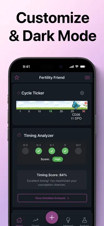 Fertility Friend FF Tracker: Screenshot 9 von 10
