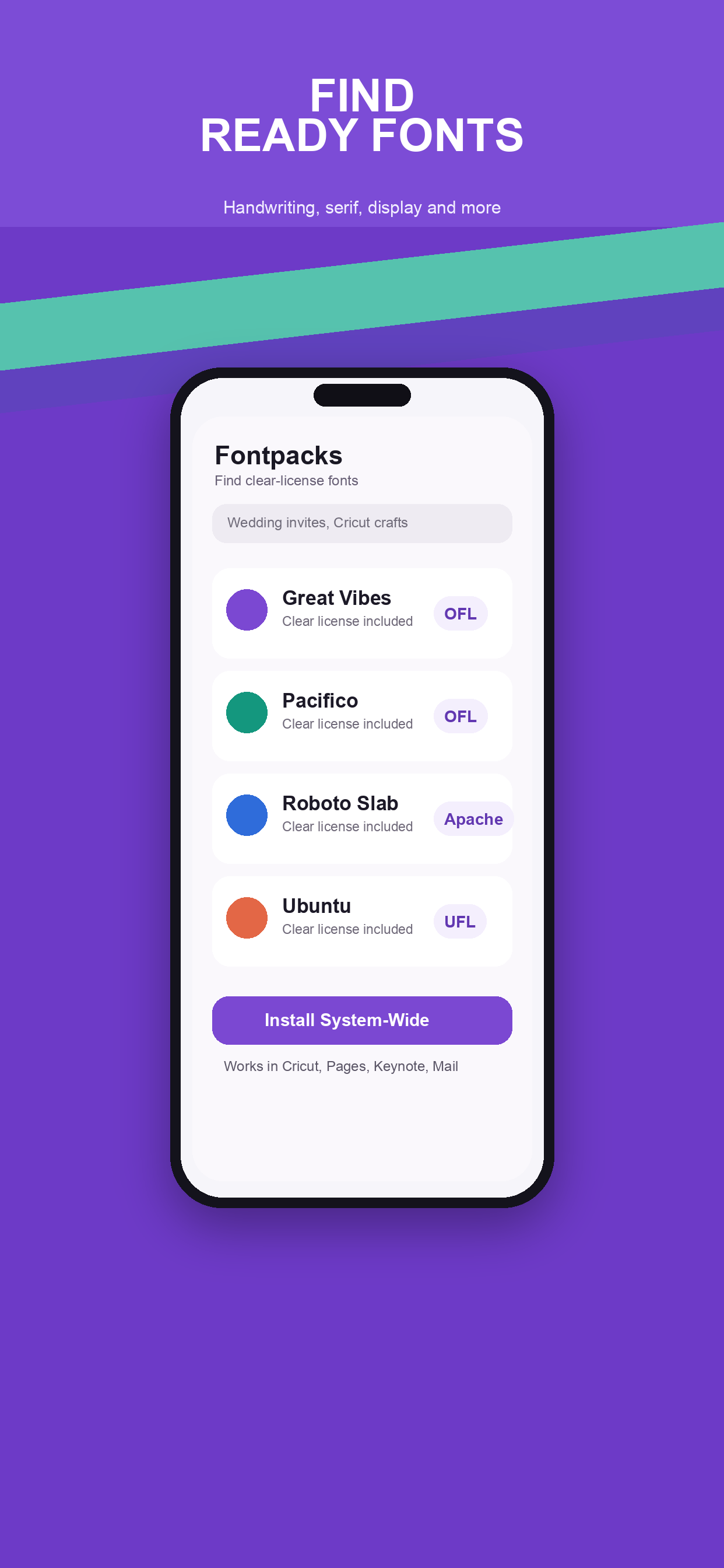 Fontpacks . Install Any Font screenshot 3