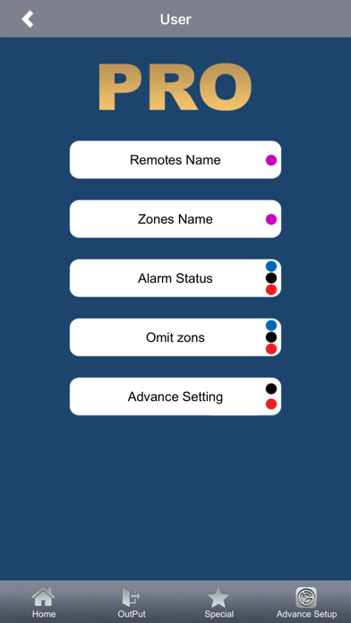Pro Alarm System Screenshot