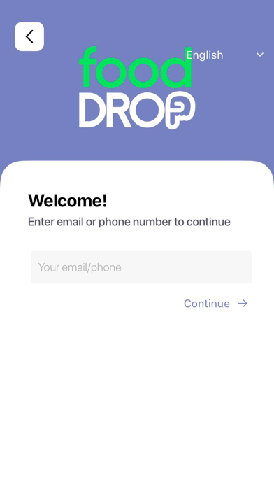 foodDROP: Food Delivery Screenshot