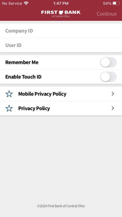 FBCO Business Mobile Screenshot
