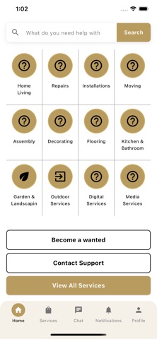 WantedApp.ch screenshot