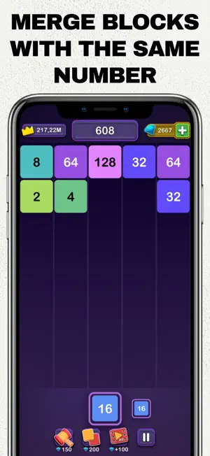 2048 Merge Numbers Game screenshot 1